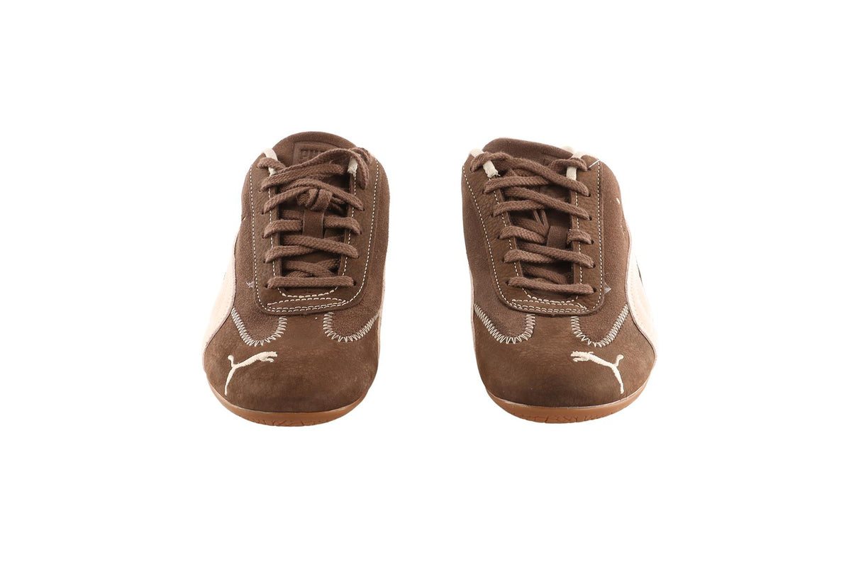 PUMA BROWN SPEEDCAT CHOCOLATE/JASMINE FLOWER SNEAKERS EU 39 UK 5.5 US 7.5