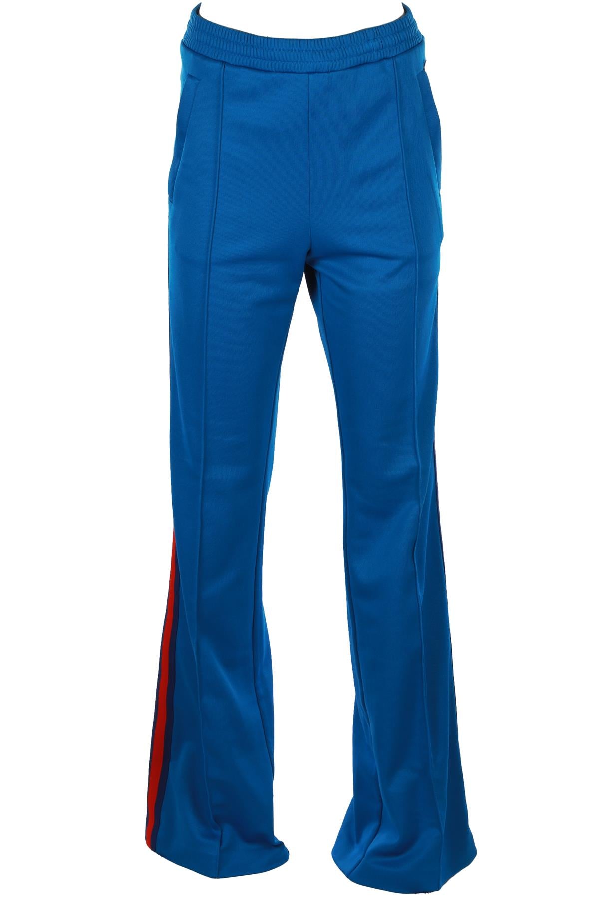 GUCCI BLUE JERSEY TRACK PANTS XLARGE