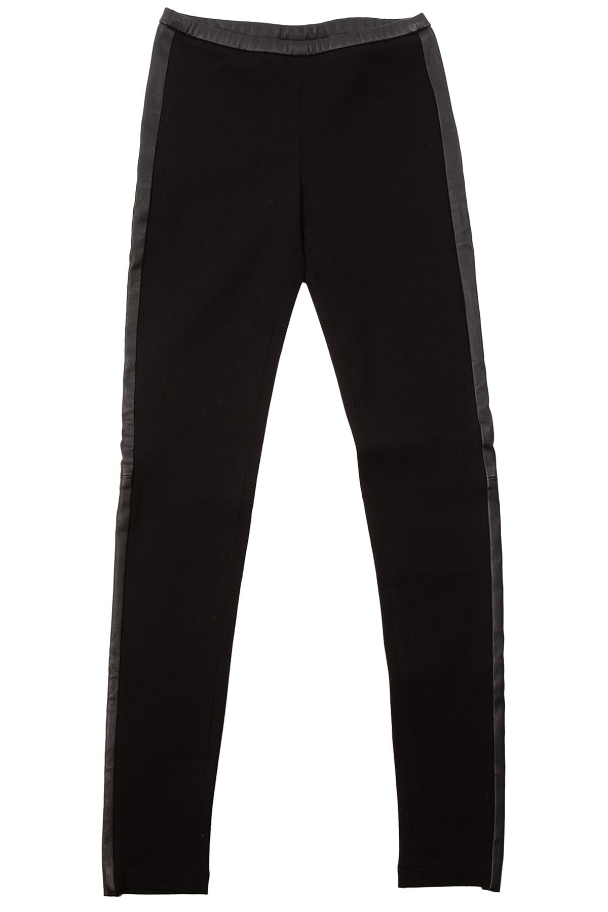 EMILIO PUCCI BLACK WOOL LEGGINGS IT 38 UK 6