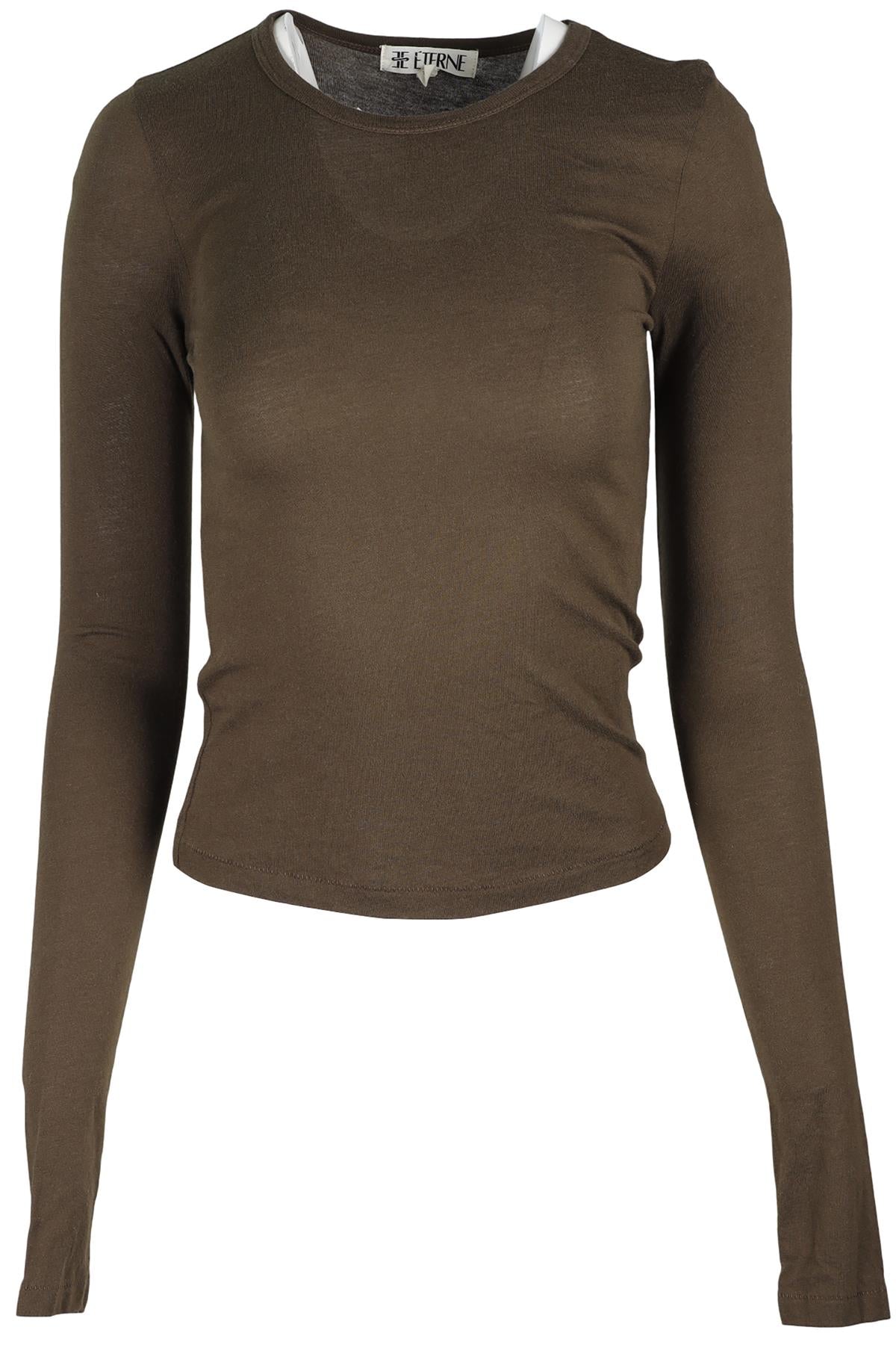 ETERNE GREEN COTTON TOP XSMALL