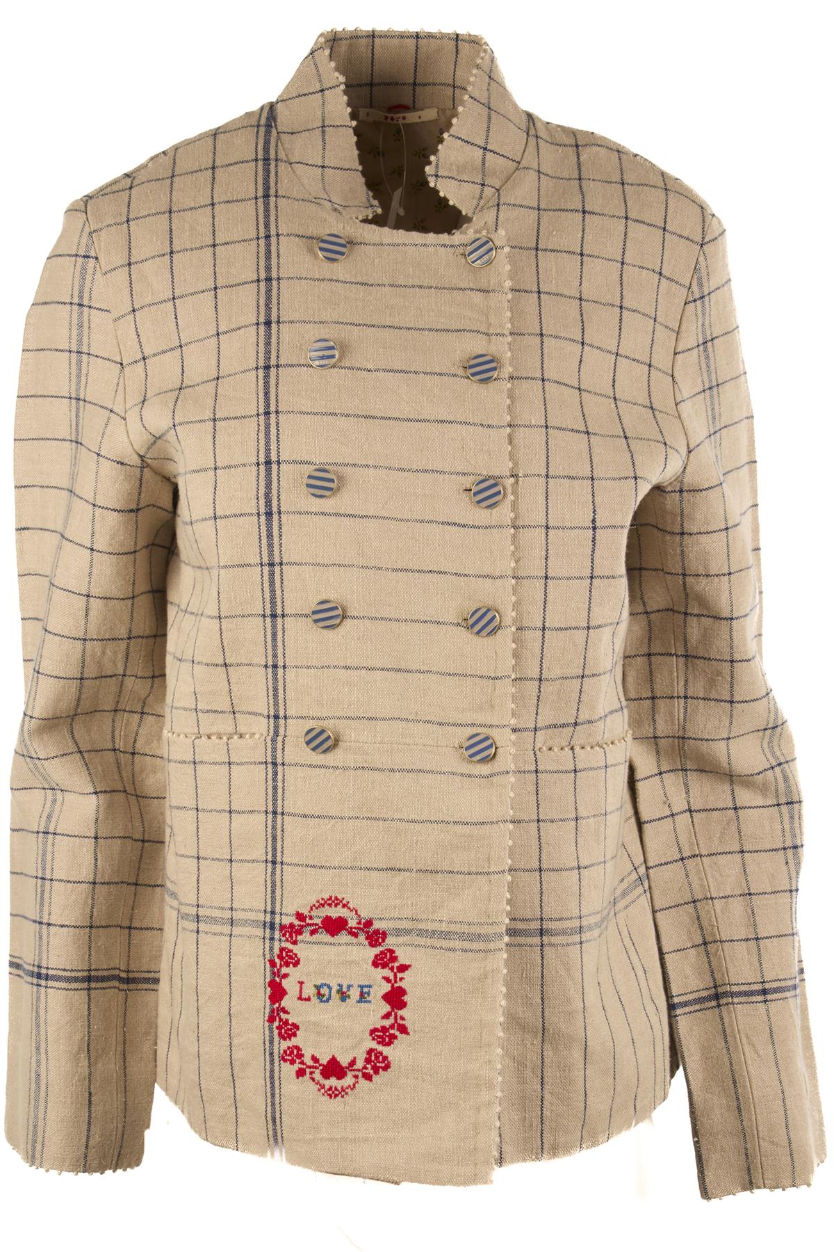 PÉRO BEIGE HEMP BLAZER SMALL