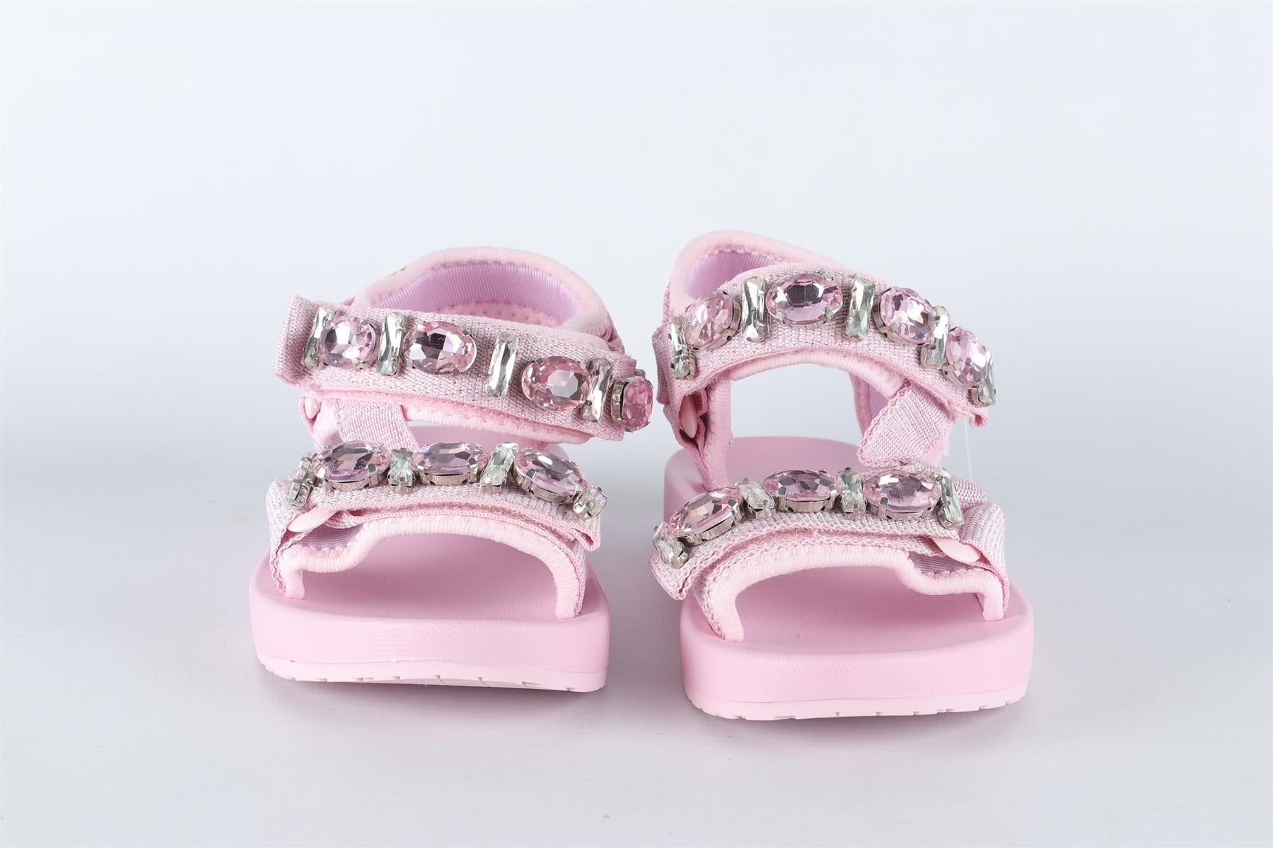 MONNALISA PINK KIDS GIRLS RUBBER SANDALS EU 28 UK 10 US 11