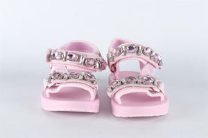 MONNALISA PINK KIDS GIRLS RUBBER SANDALS EU 28 UK 10 US 11