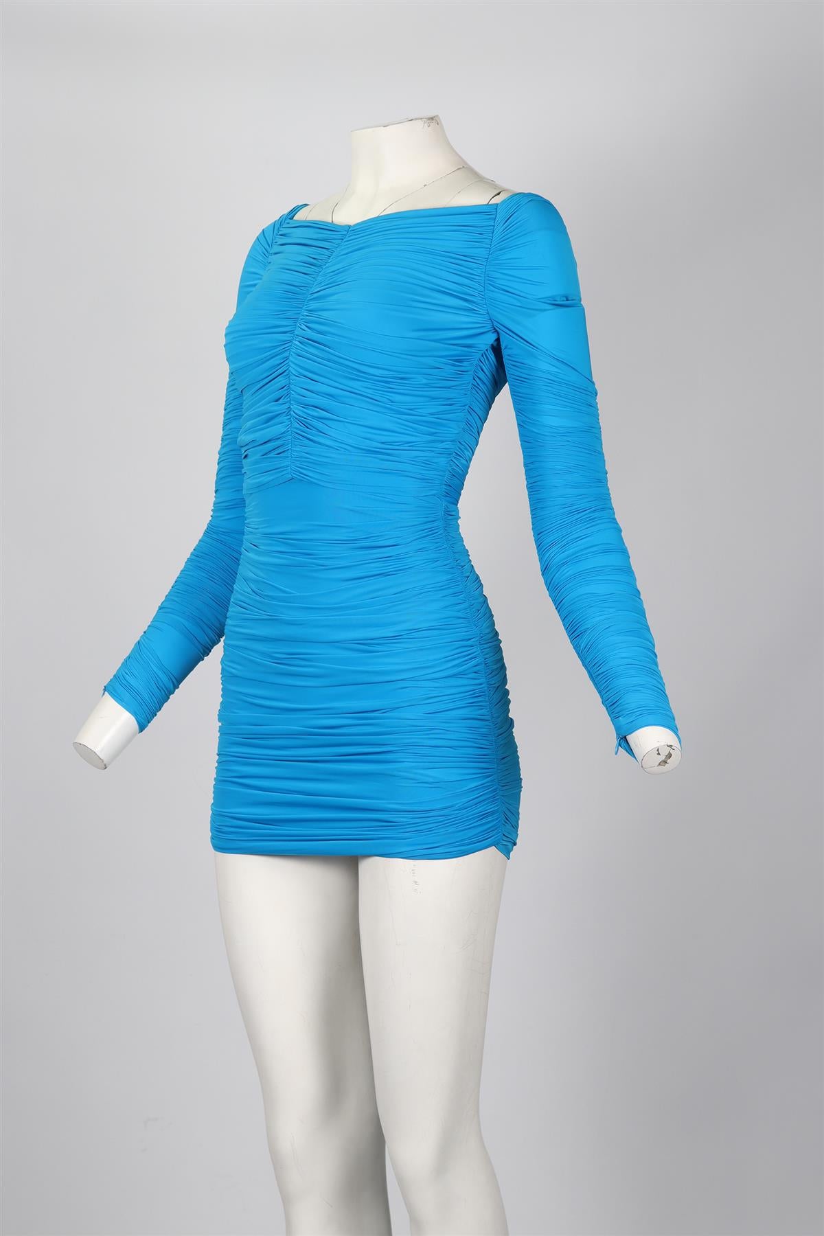 ALEX PERRY RUCHED JERSEY MINI DRESS UK 10