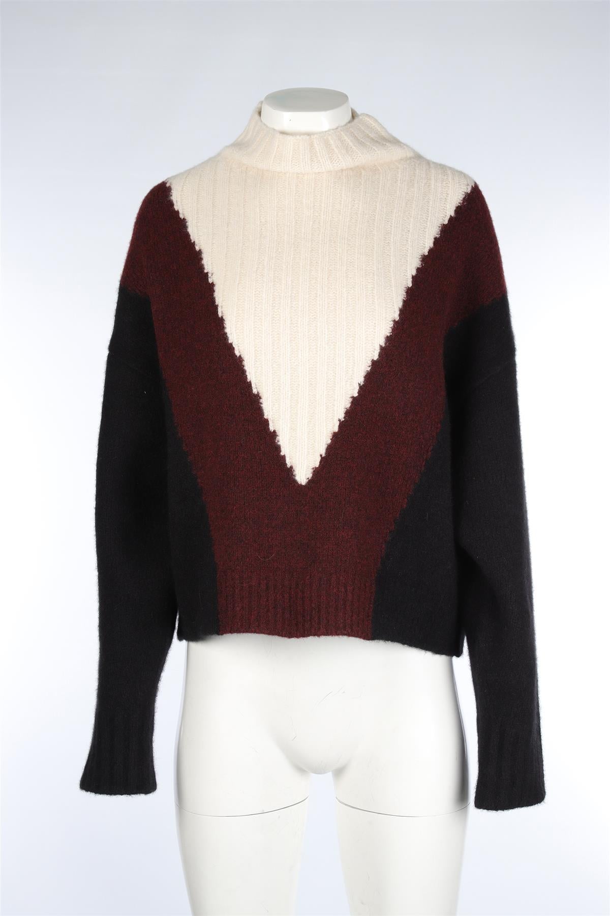 PROENZA SCHOULER MULTI CASHMERE SWEATER MEDIUM