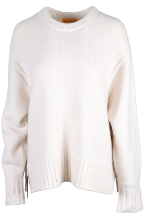 GUEST IN RESIDENCE CREAM CASHMERE SWEATER MEDIUM