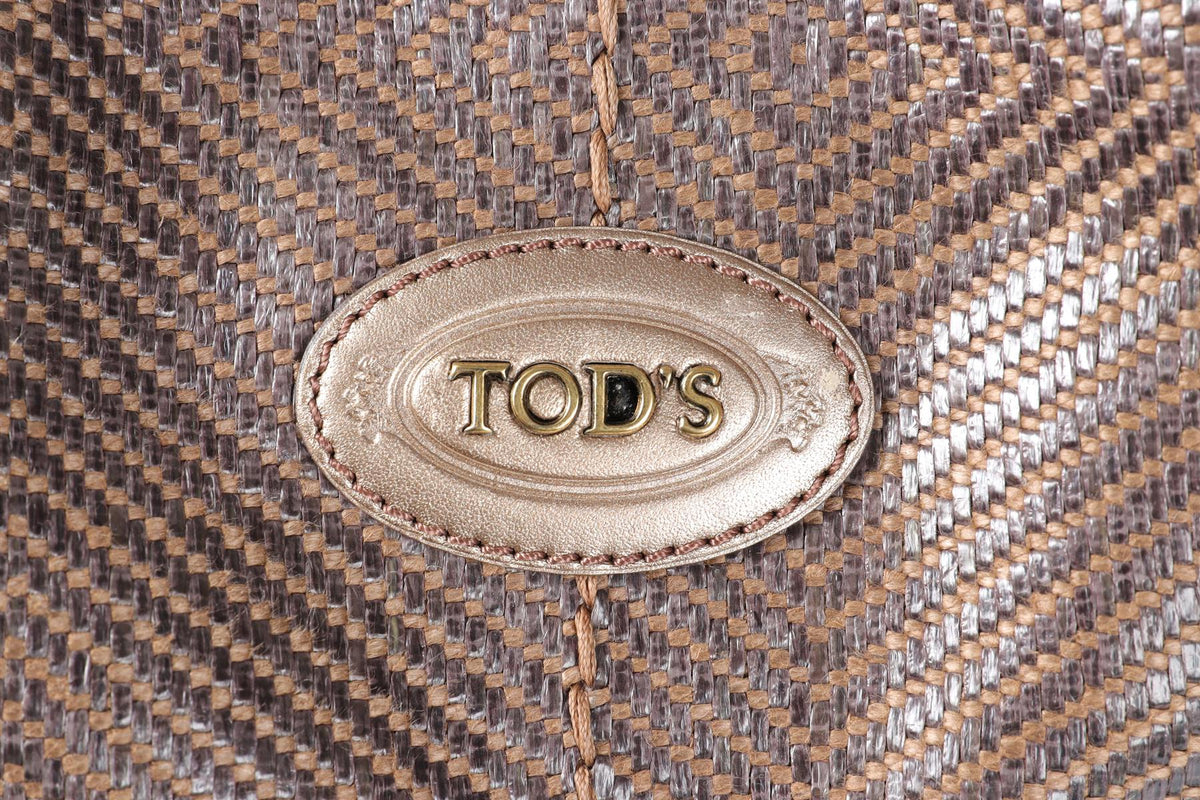 TOD'S BROWN LEATHER SHOULDER BAG