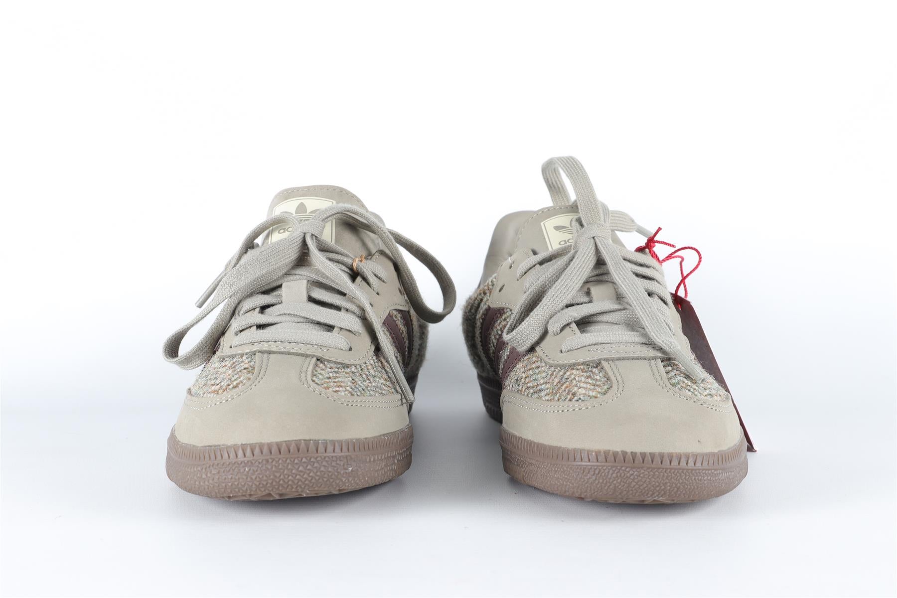ADIDAS TAUPE SAMBA TWEED PACK WONDER BEIGE SNEAKERS EU 38.5 UK 5.5 US 8.5