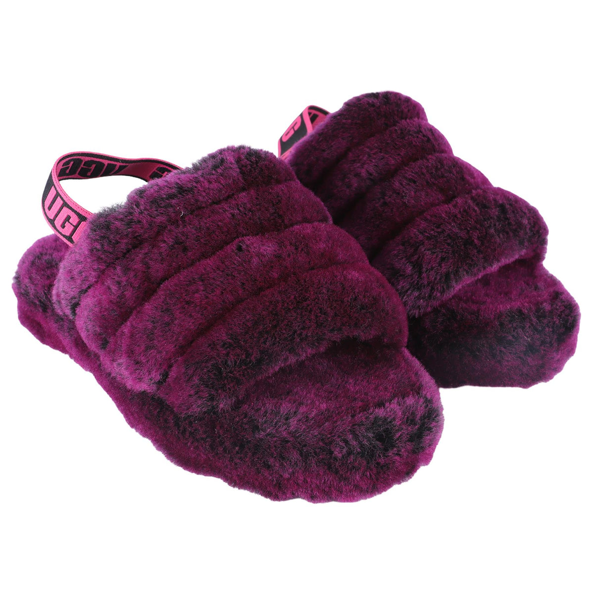 UGG AUSTRALIA PURPLE KIDS GIRLS SHEARLING SLIPPERS EU 32.5 UK 13 US 1