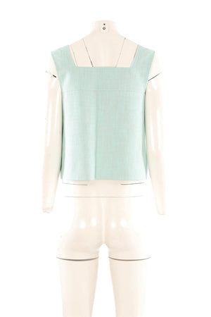 SEE BY CHLOÉ BLUE COTTON TOP FR 40