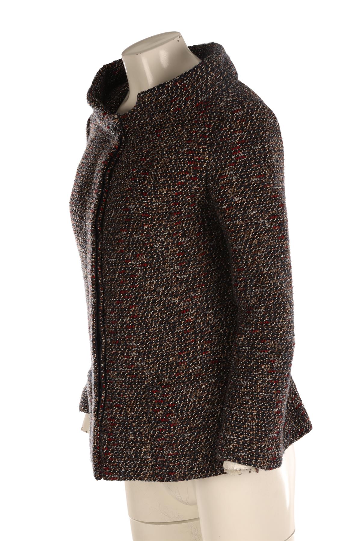 CHANEL NAVY 2013 WOOL JACKET FR 44 UK 16