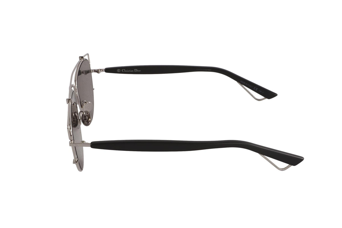 CHRISTIAN DIOR SILVER D FRAME METAL SUNGLASSES