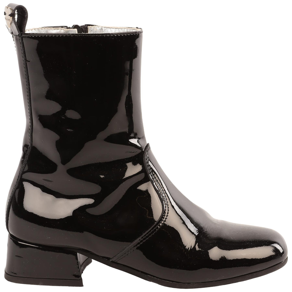 MONNALISA BLACK KIDS GIRLS BOOTS EU 31 UK 12.5