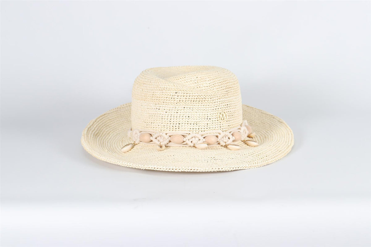 MAISON MICHEL STRAW HAT SMALL