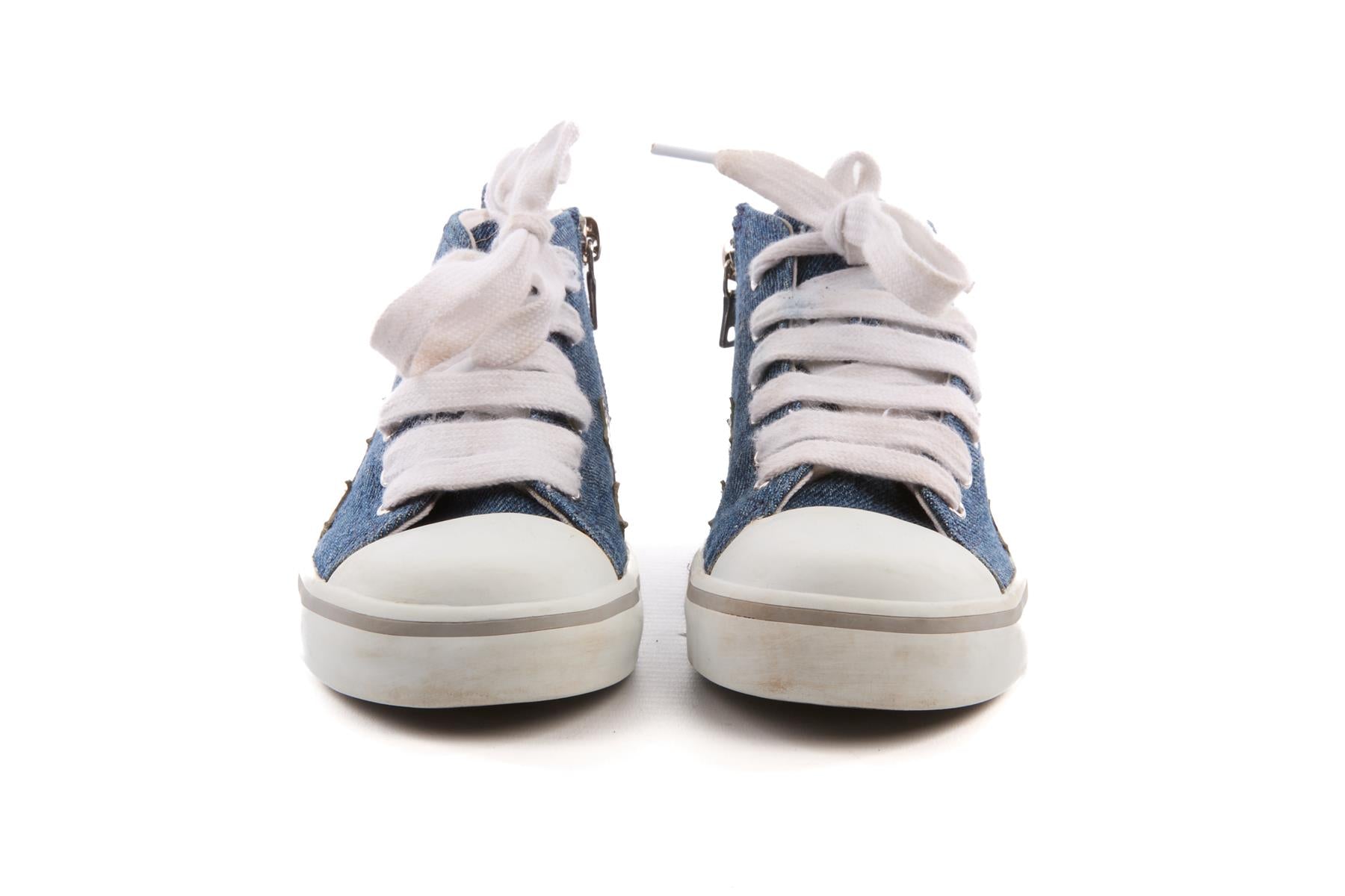 PRADA BLUE KIDS GIRLS SNEAKERS EU 28 UK 10 US 11