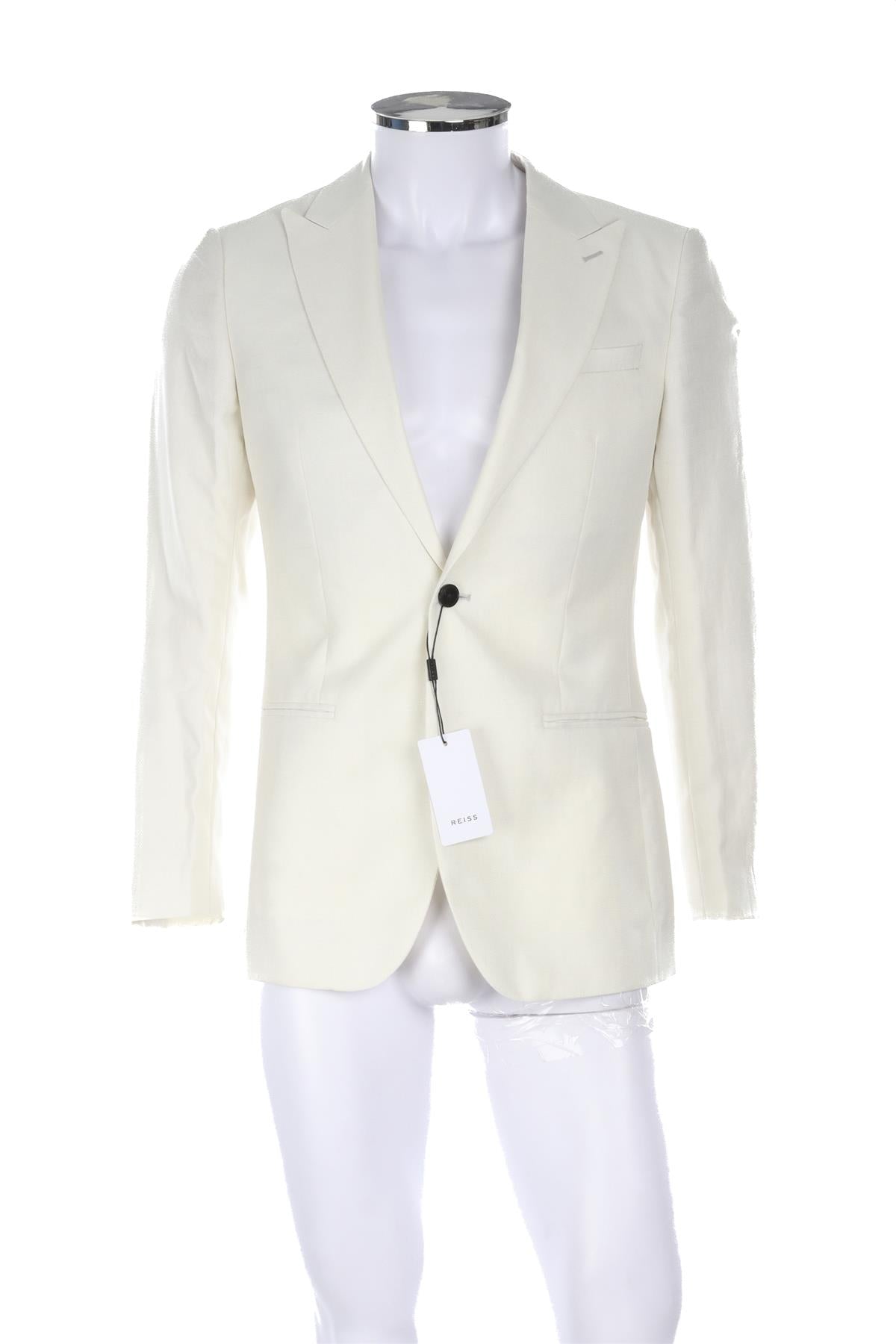 REISS ECRU MENS WOOL BLAZER UK/US 36 FR 36 IT 46