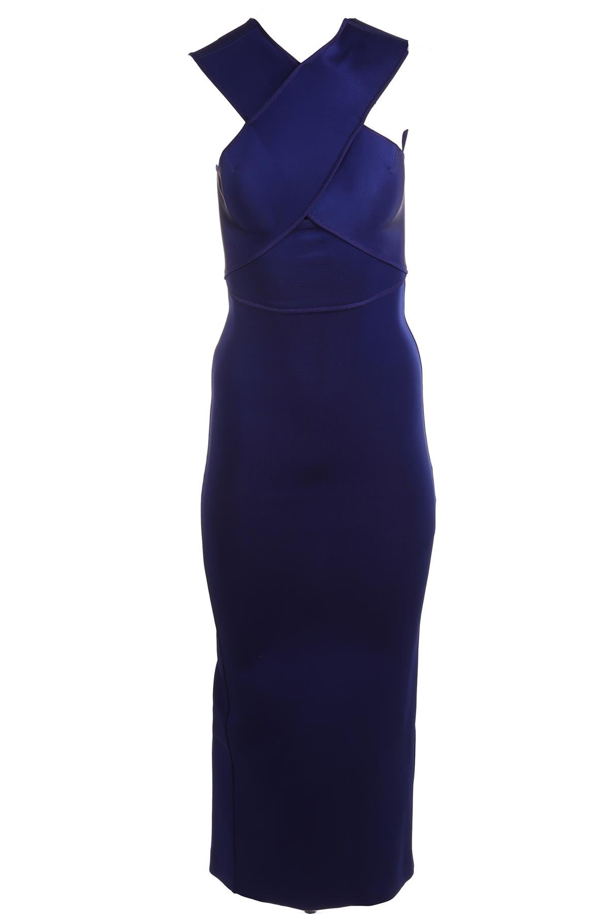 STELLA MCCARTNEY BLUE KNIT MAXI DRESS IT 36 UK 4