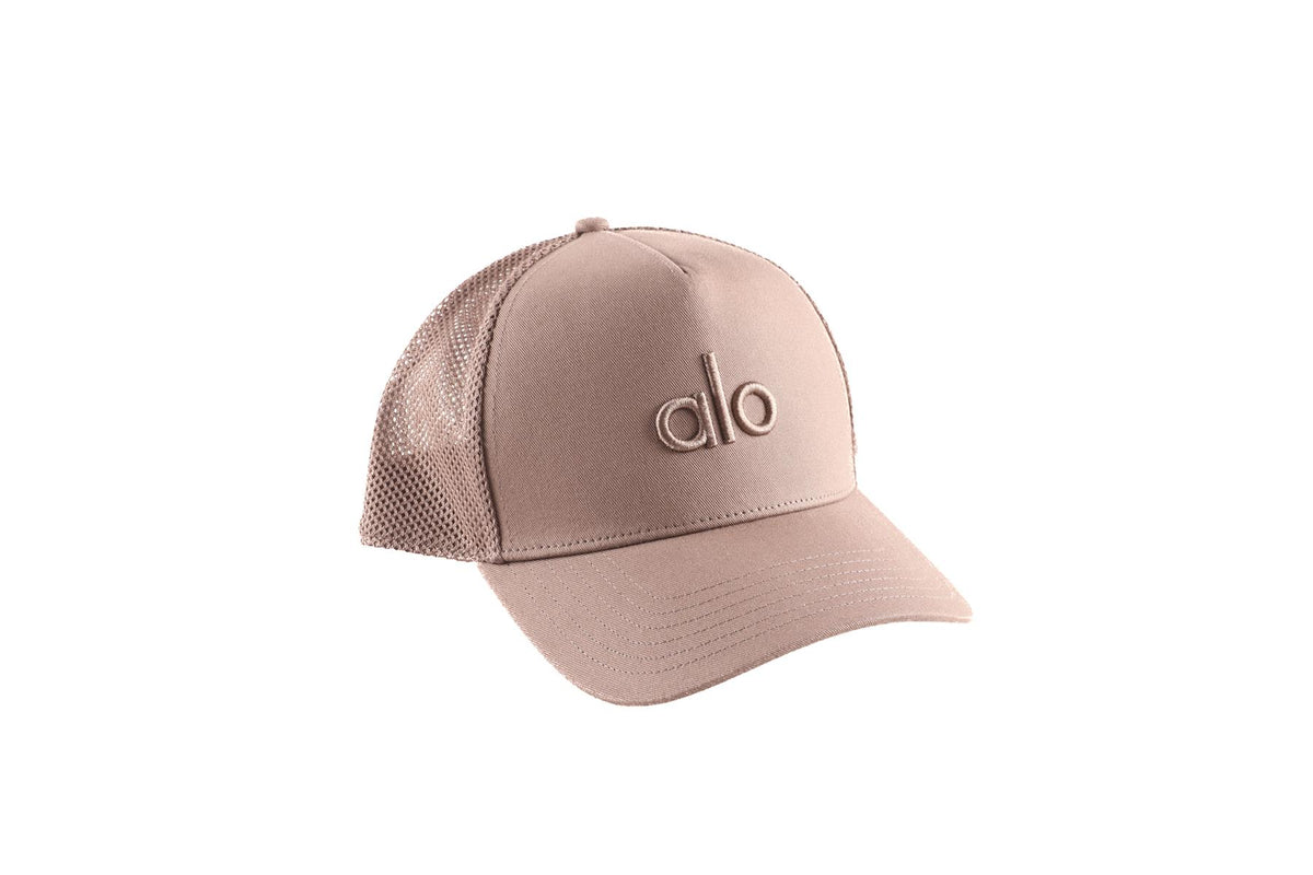 ALO BROWN COTTON CAP ONE SIZE