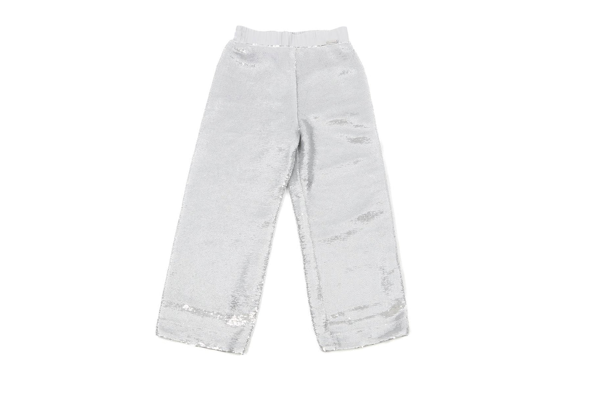 MONNALISA SILVER KIDS GIRLS PANTS 7 YEARS