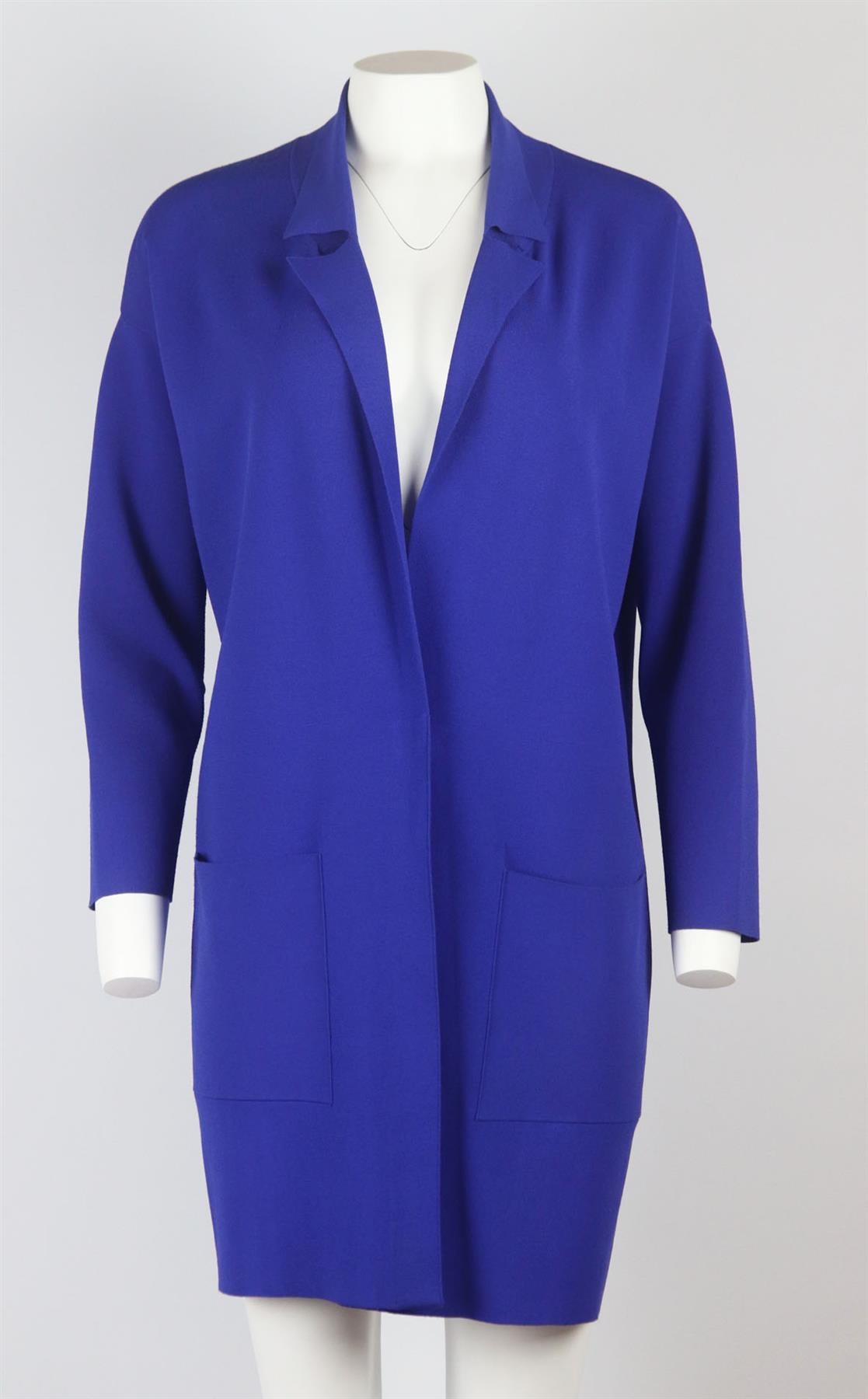 STELLA MCCARTNEY LIGHTWEIGHT KNITTED COAT IT 38 UK 6