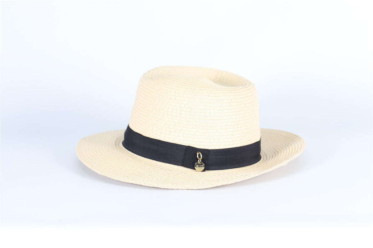 MELISSA ODABASH STRAW HAT ONE SIZE