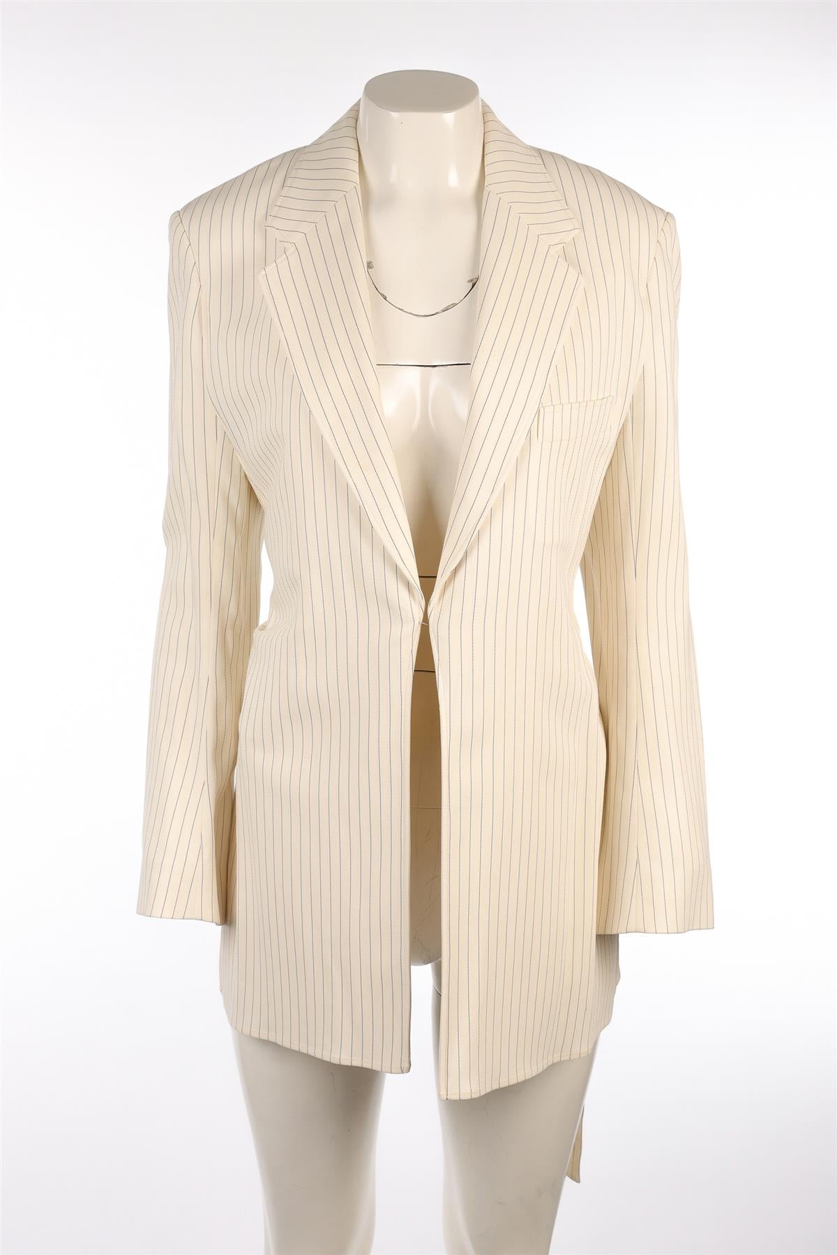 CHLOÉ CREAM WOOL BLAZER FR 36 UK 8