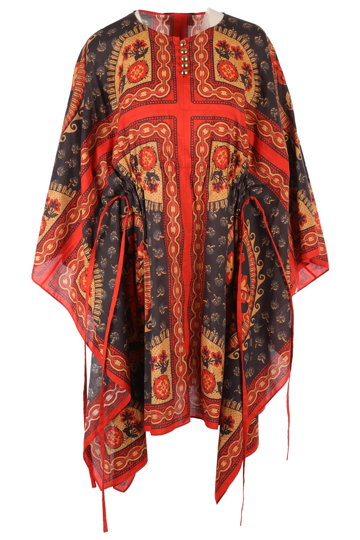 GUCCI RED COTTON MINI DRESS IT 40 UK 8