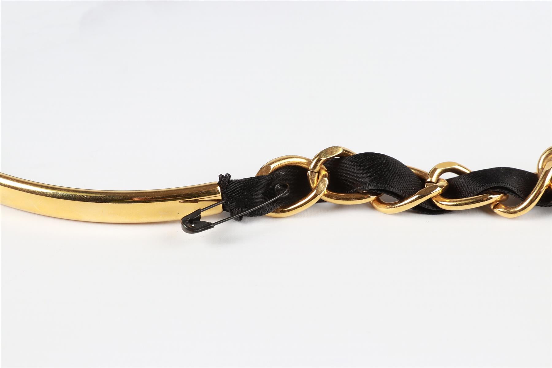 MARNI GOLD ACRYLIC NECKLACE