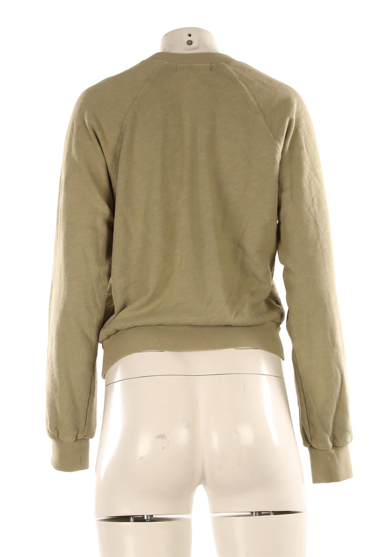 ETERNE GREEN COTTON SWEATSHIRT SMALL