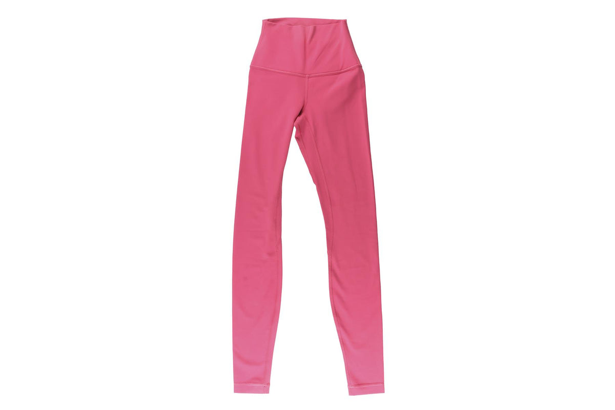 LULULEMON PINK JERSEY LEGGINGS US 0 UK 4