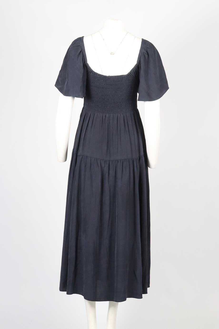 LA LIGNE SILK MAXI DRESS XLARGE