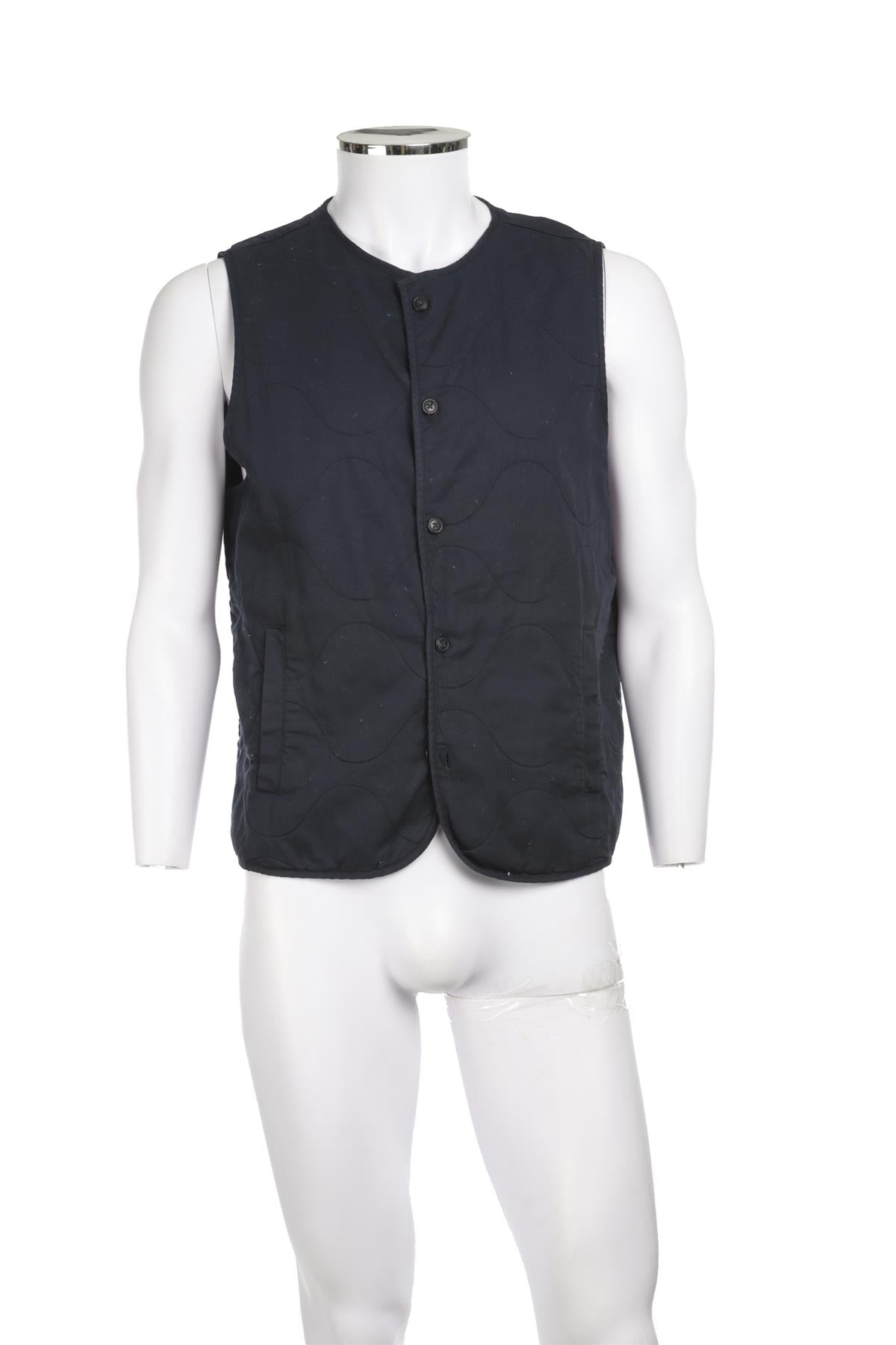 OCTOBRE BLUE MENS COTTON GILET MEDIUM