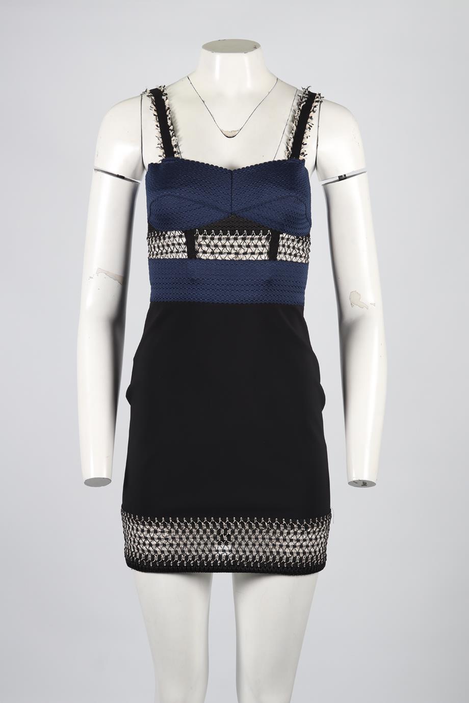 JONATHAN SIMKHAI KNIT MINI DRESS US 2 UK 6