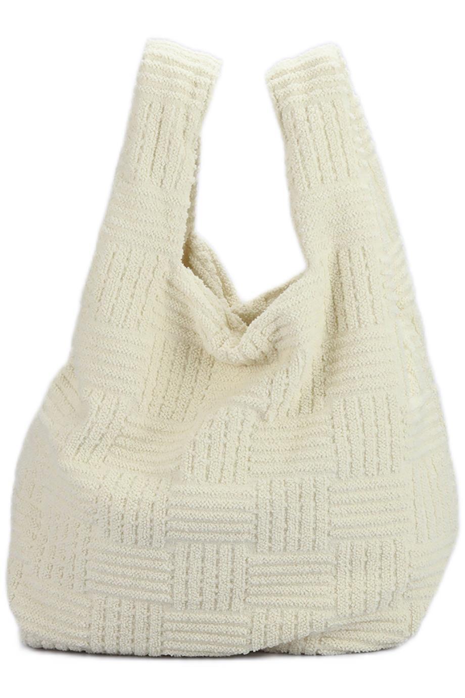BOTTEGA VENETA TERRY CLOTH TOTE BAG