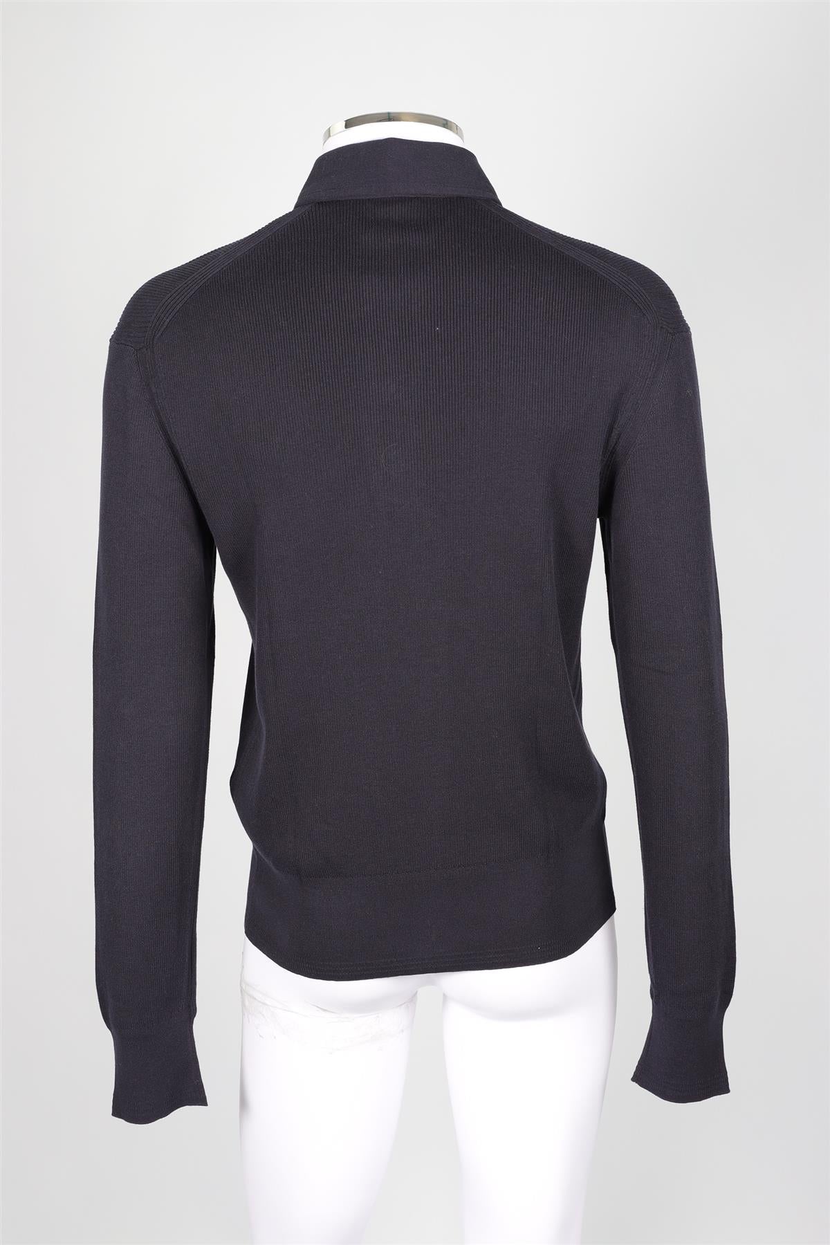 TOM FORD NAVY MEN'S COTTON SWEATER IT 52 UK/US CHEST 42