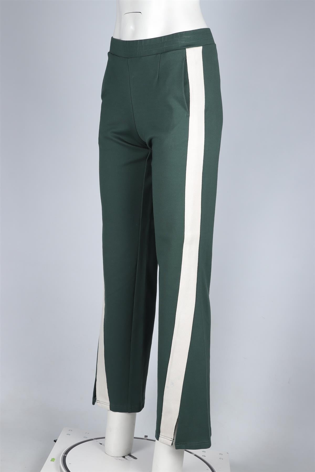 THE UPSIDE GREEN JERSEY TRACK PANTS XSMALL