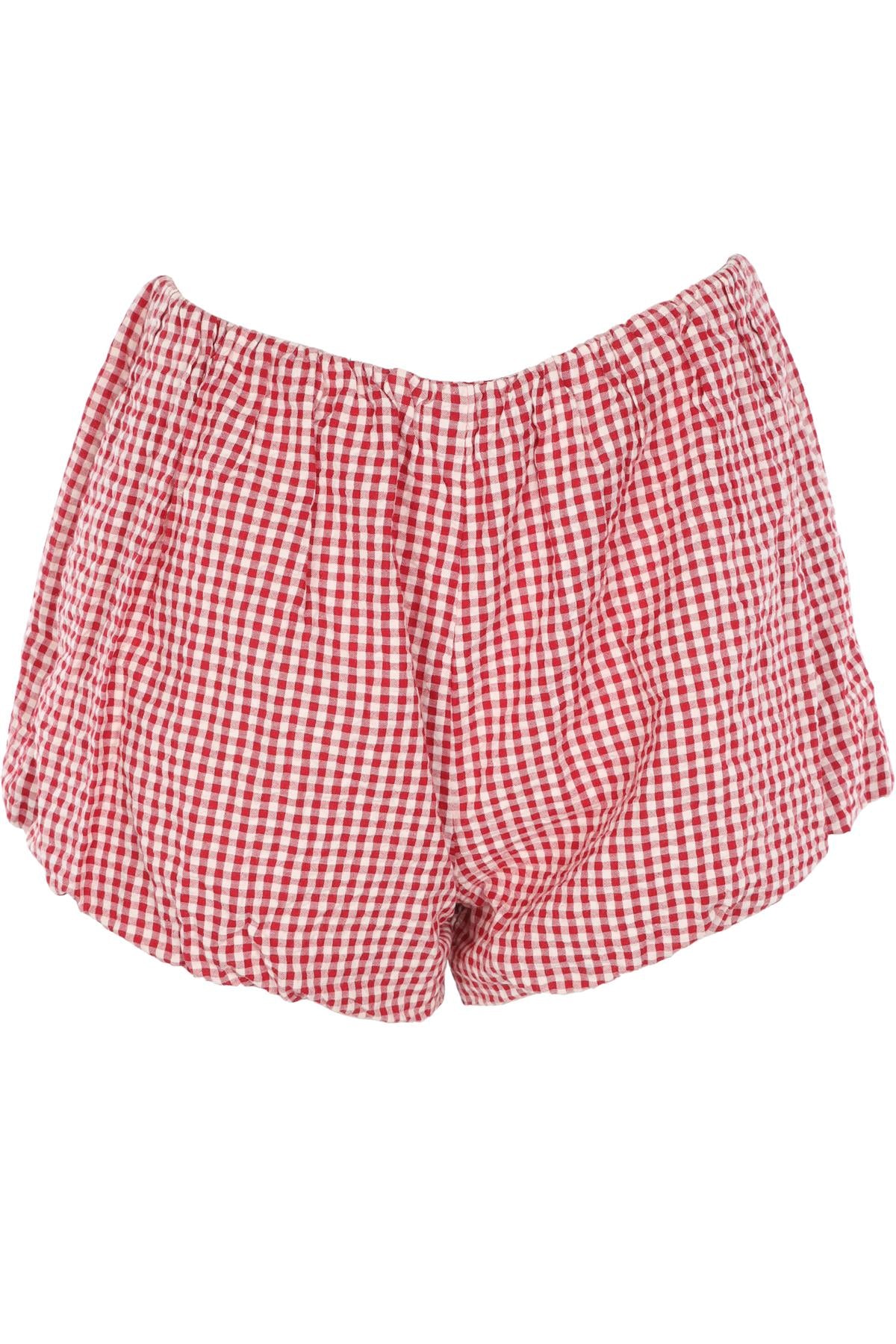 POSSE RED COTTON SHORTS SMALL