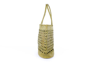 DRAGON DIFFUSION GREEN LEATHER TOTE BAG