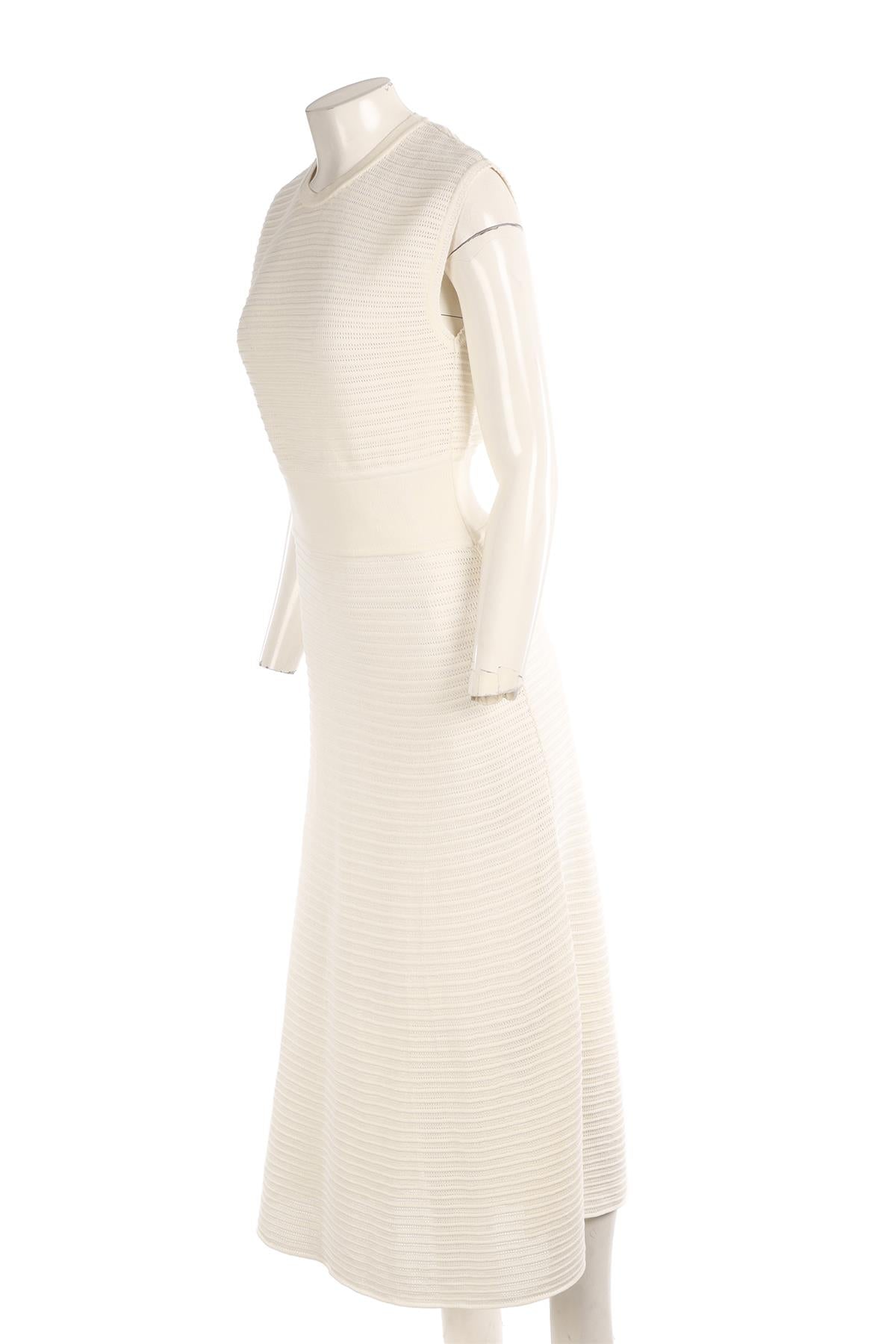 MOLLI CREAM COTTON MAXI DRESS SMALL