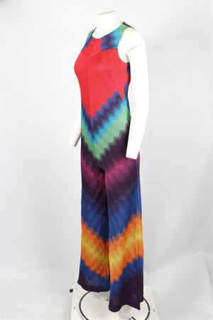 MISSONI MULTICOLOURED CROCHET JUMPSUIT IT 38 UK 6