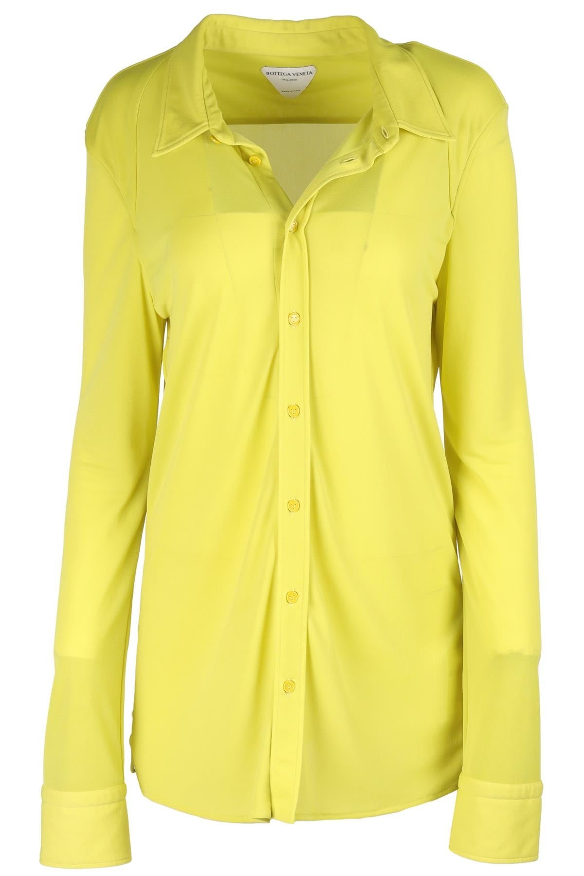 BOTTEGA VENETA GREEN JERSEY SHIRT IT 44 UK 12