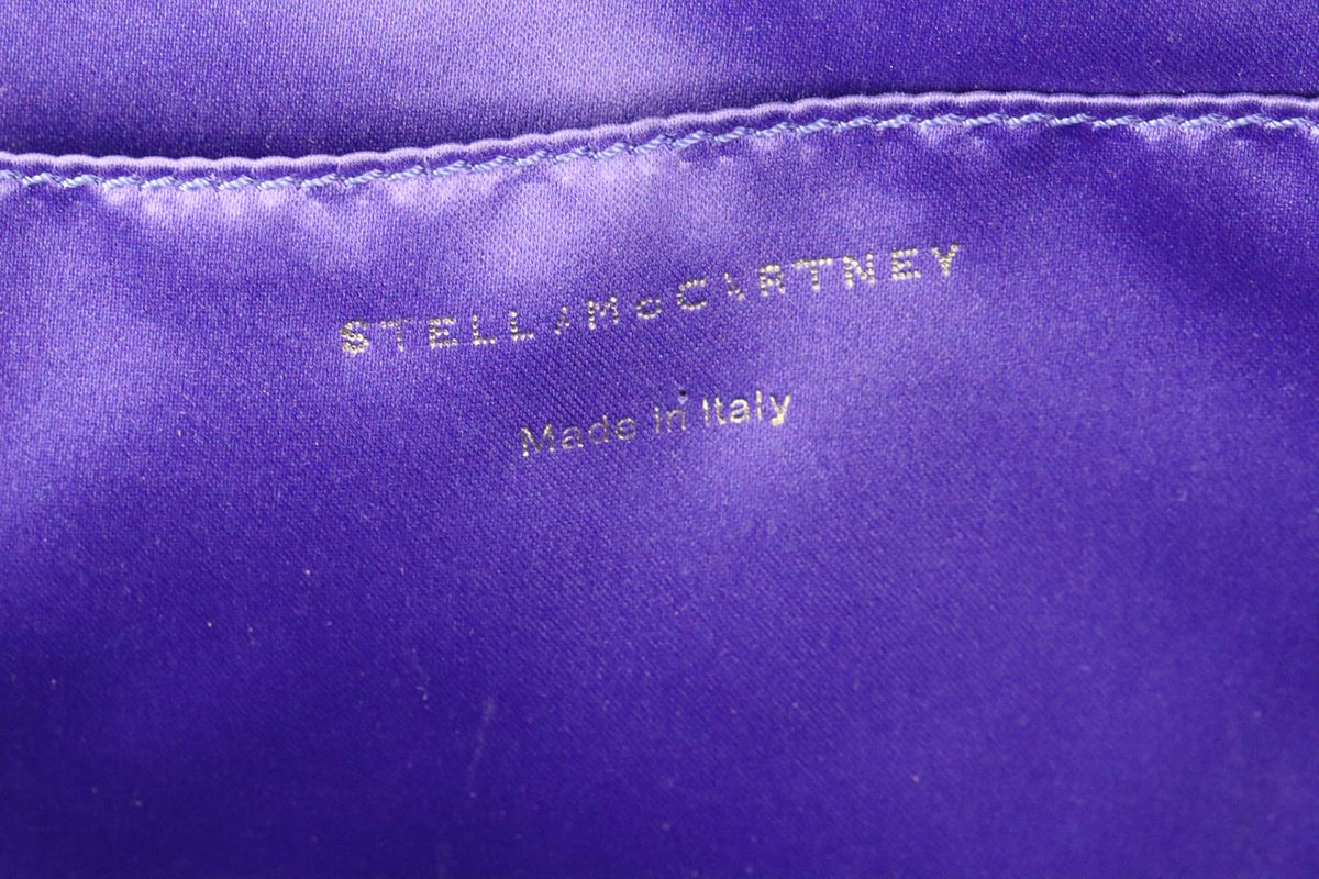 STELLA MCCARTNEY OVERSIZED FAUX LEATHER CLUTCH
