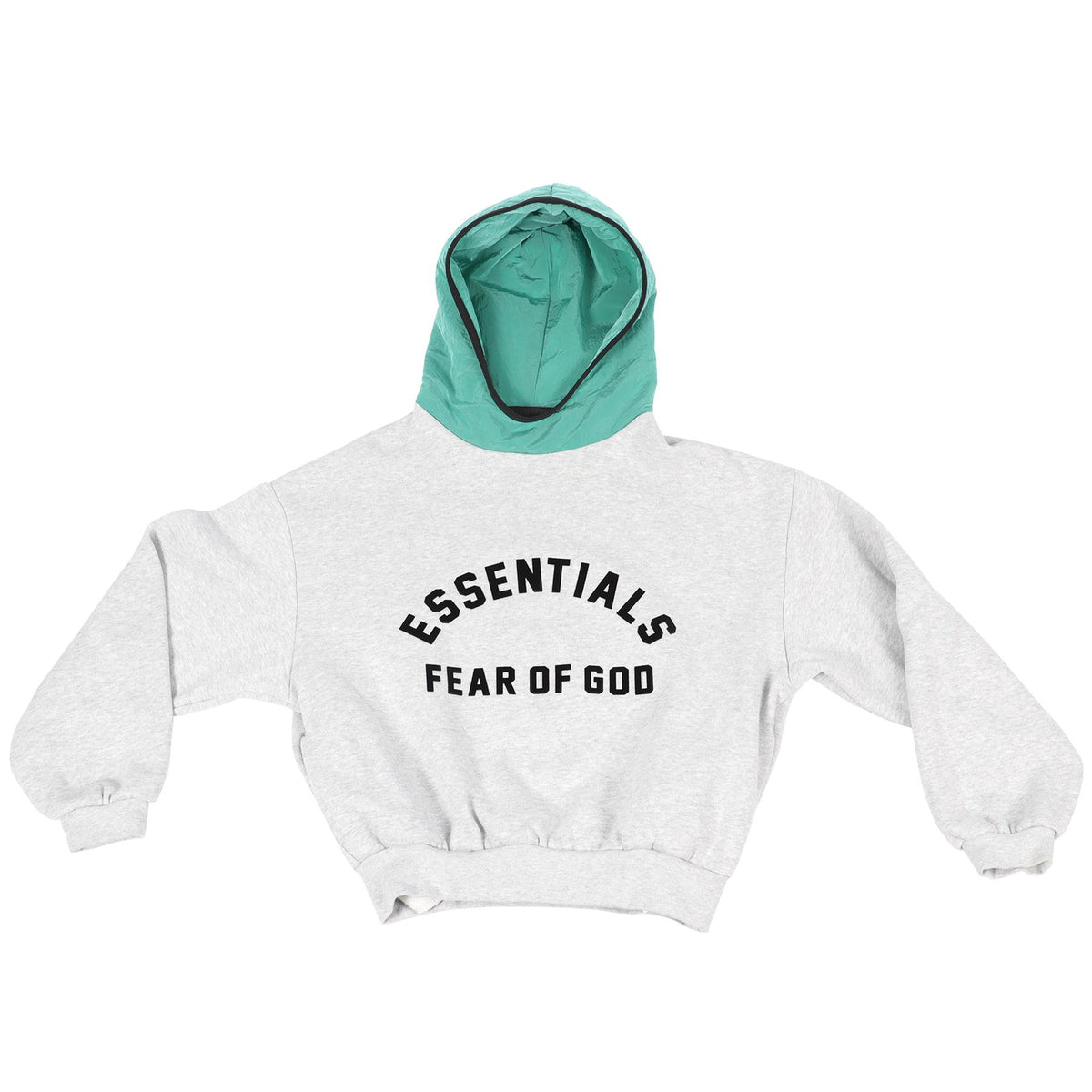 FEAR OF GOD GREY KIDS BOYS COTTON HOODIE 8 YEARS