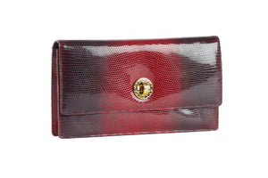 BVLGARI RED LIZARD CLUTCH