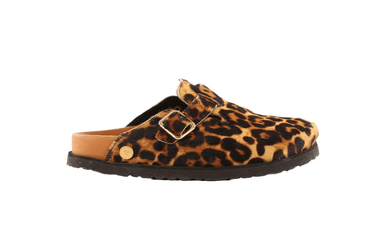 BIRKENSTOCK 1774 BROWN CALF HAIR MULES EU 37 UK 4 US 7