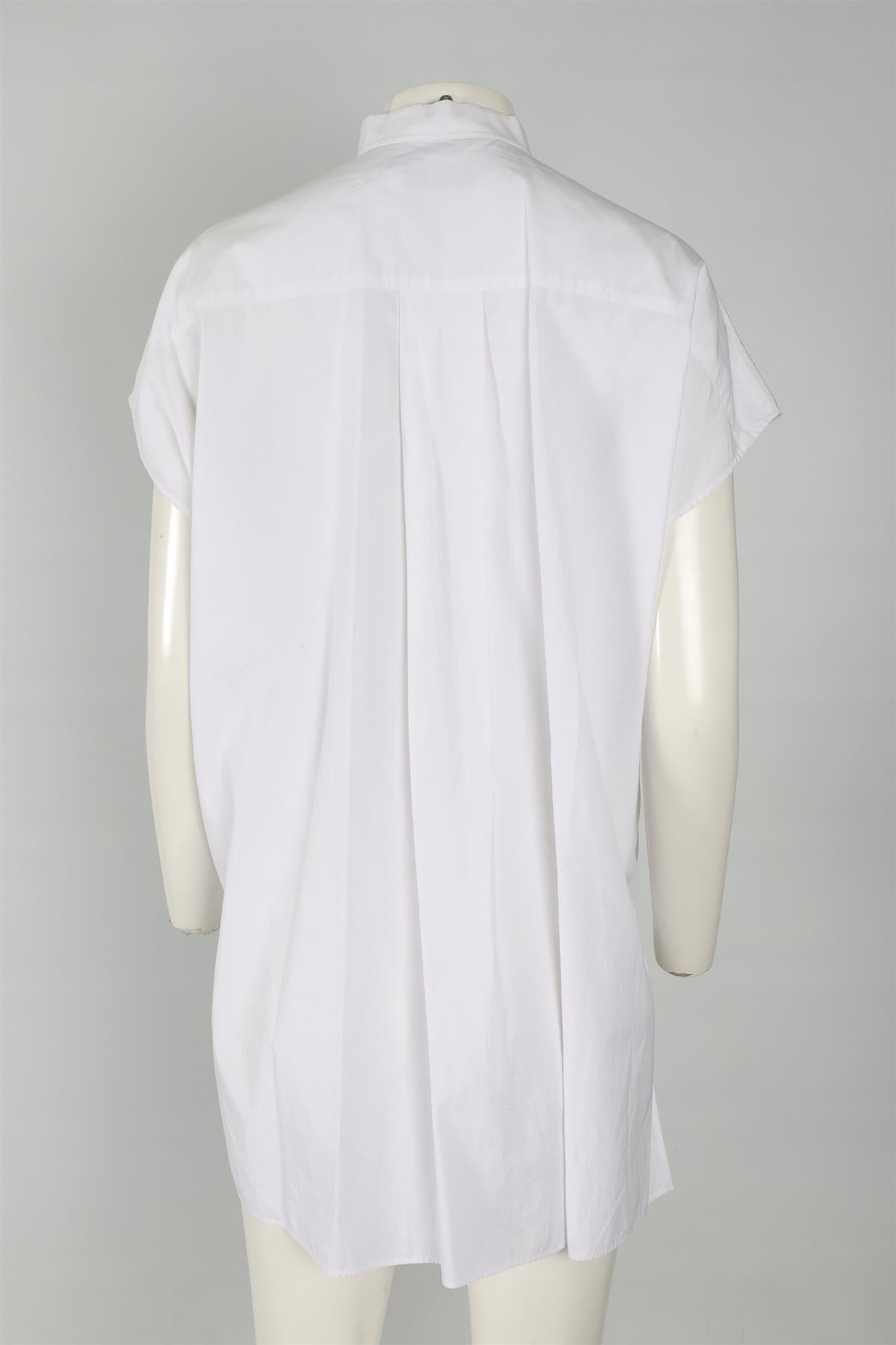 CHRISTIAN DIOR WHITE COTTON TUNIC FR 38 UK 10