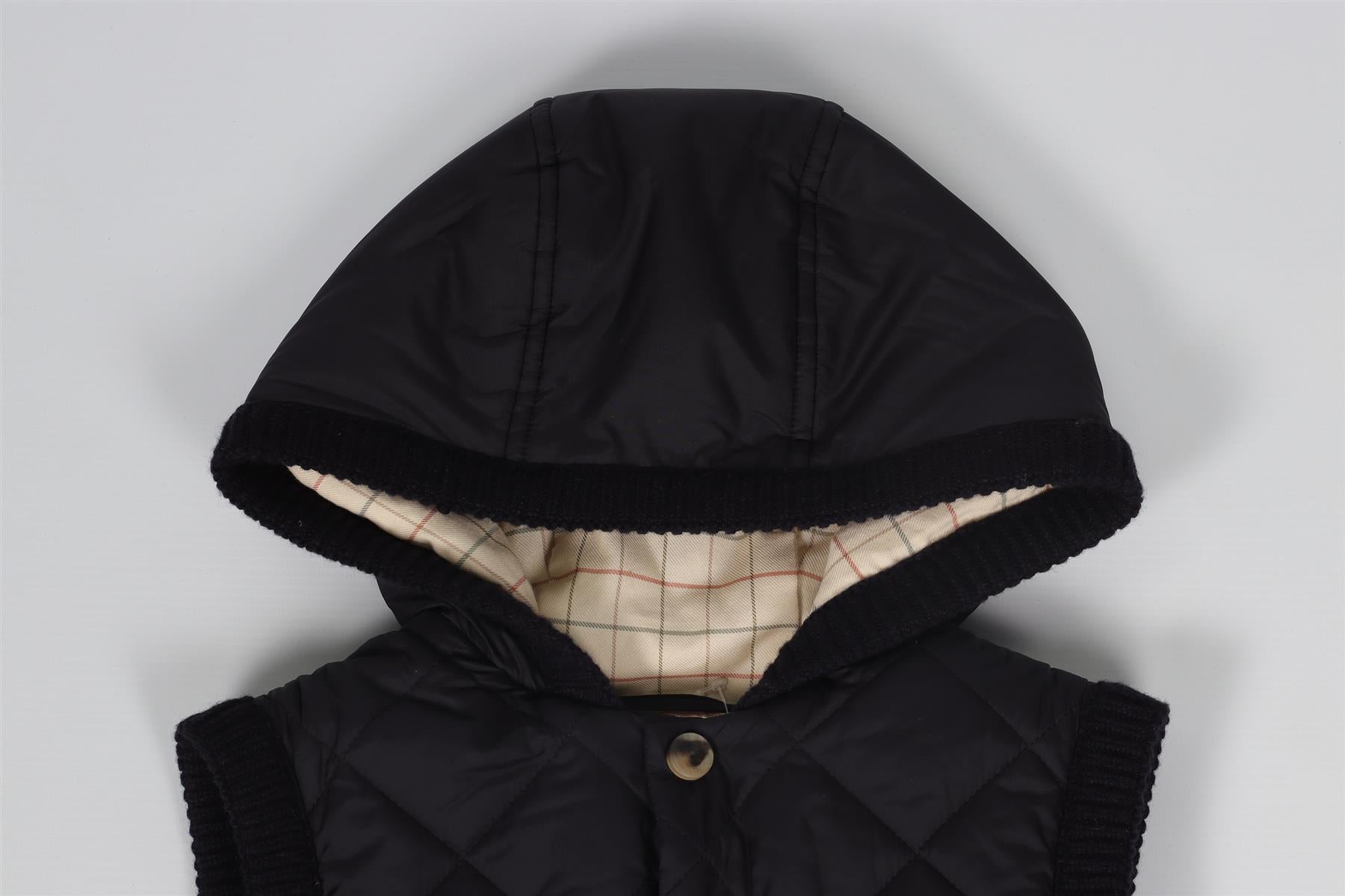 LORO PIANA BLACK KIDS BOYS GILET 8 YEARS