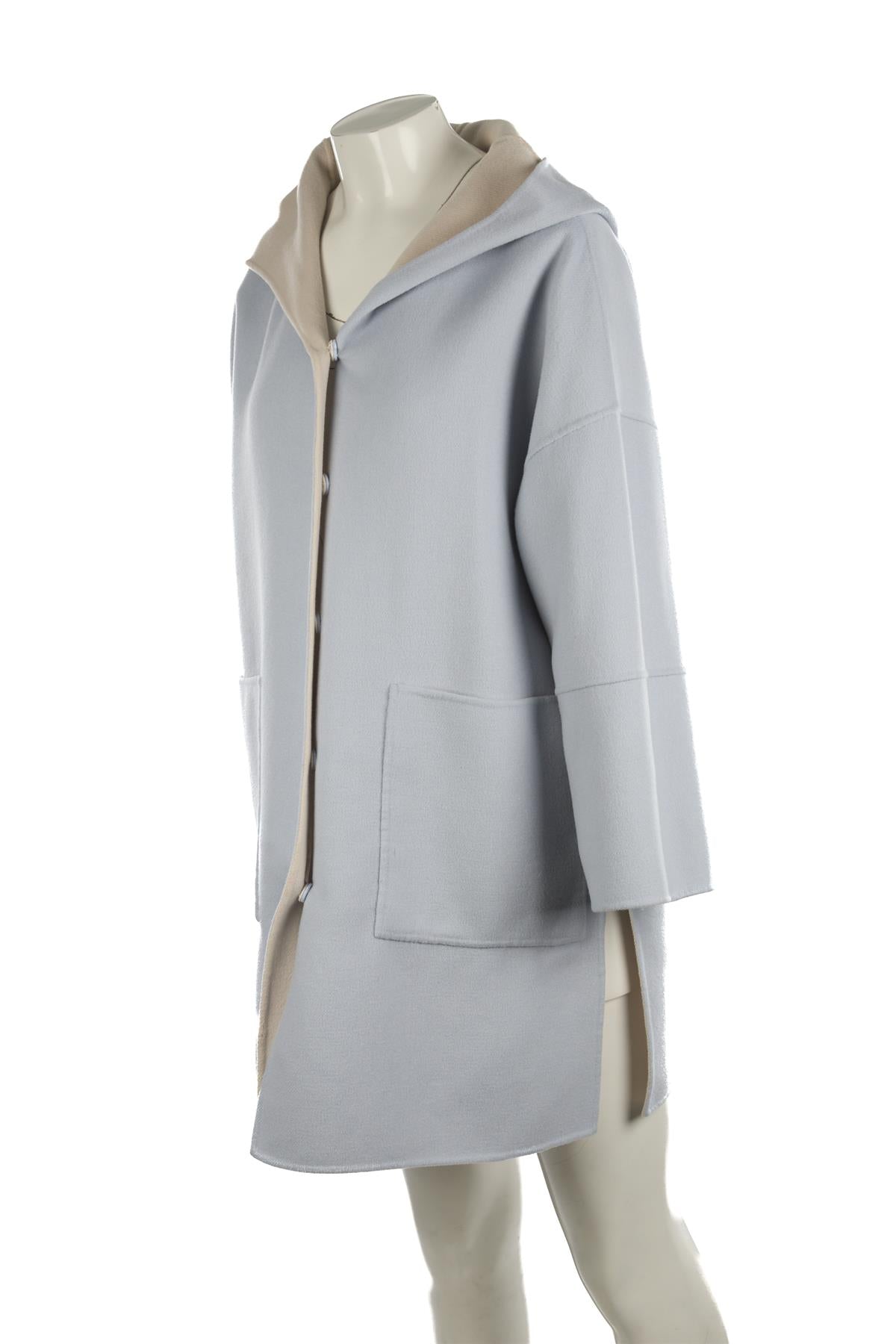 WEEKEND MAX MARA BLUE WOOL COAT UK 8