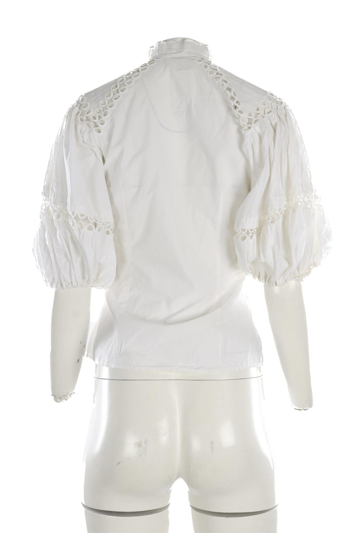 ROBERTO CAVALLI WHITE COTTON SHIRT IT 38 UK 6