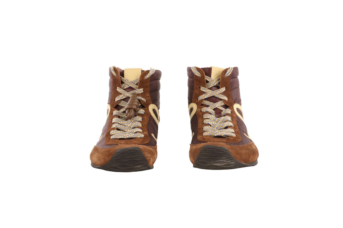 LOEWE BROWN BALLET RUNNER 2.0 SUEDE SNEAKERS EU 39 UK 6
